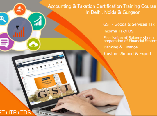 Best GST Practical Course in Delhi,110092, [GST